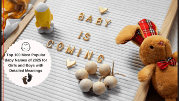 Top 100 Most Popular Baby Names of 2025