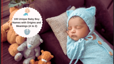 100 Unique Baby Boy Names with Origins and Meanings (A to Z)