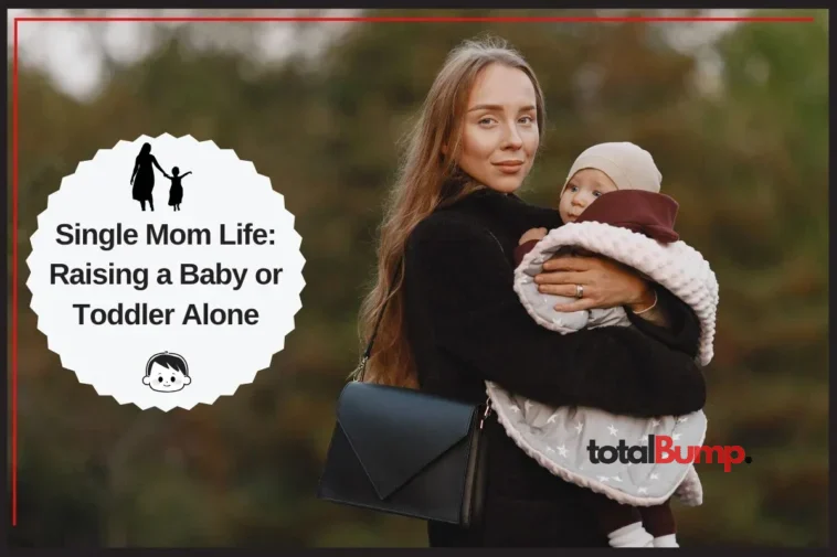 Single Mom Life Raising a Baby or Toddler Alone